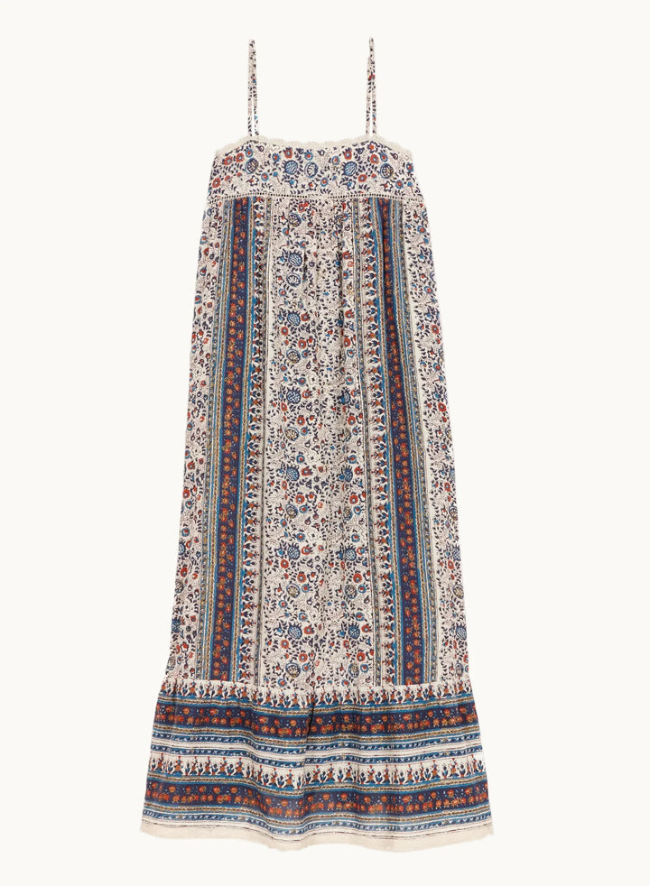 M.A.B.E Cass Print Maxi Dress