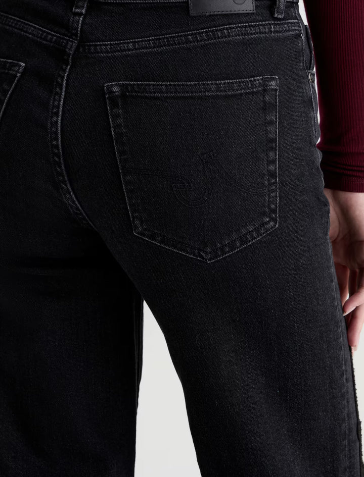 AG Saige Wide Leg Cropped Jean - Bebop