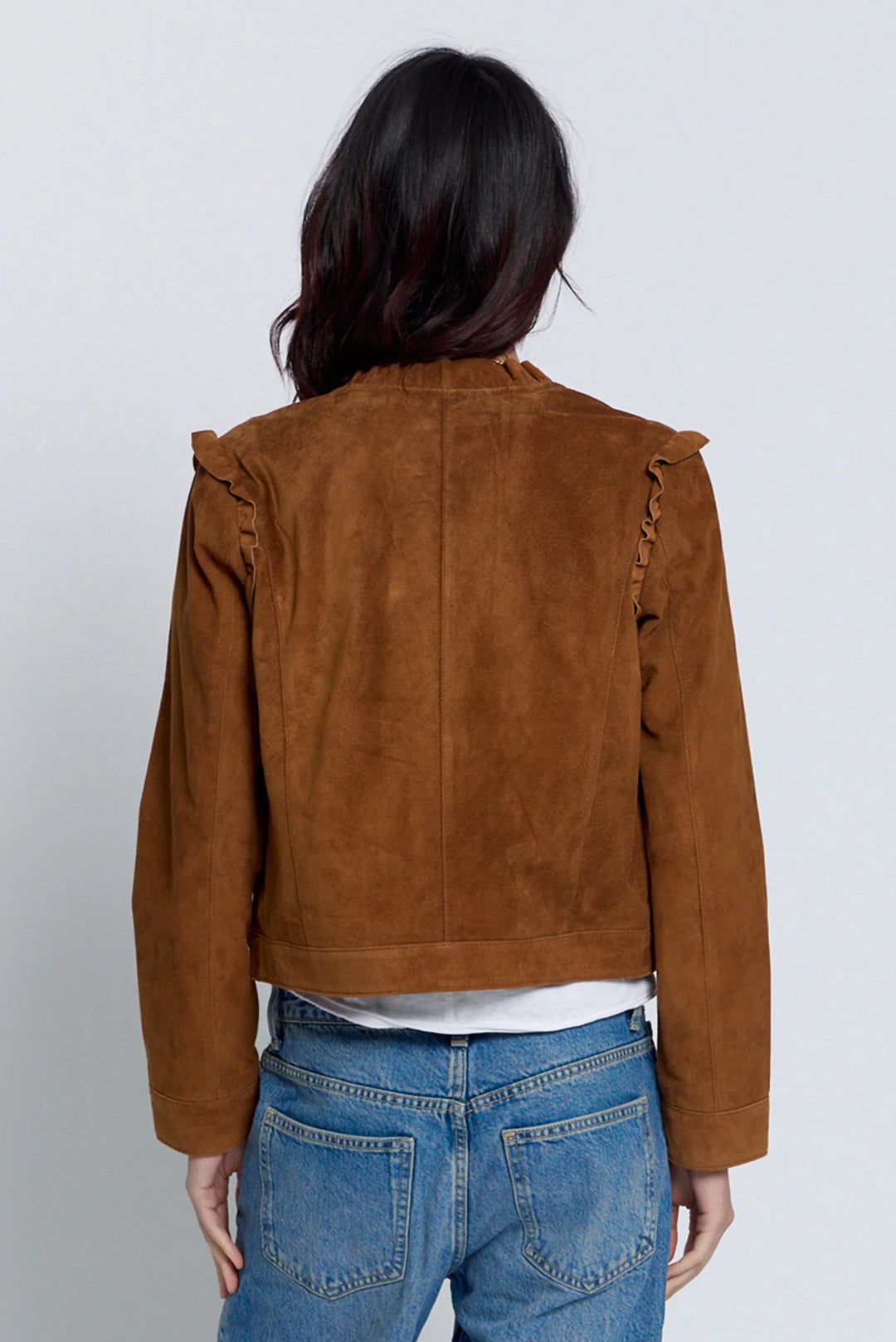 Central Park West Odessa Girly Suede Jacket