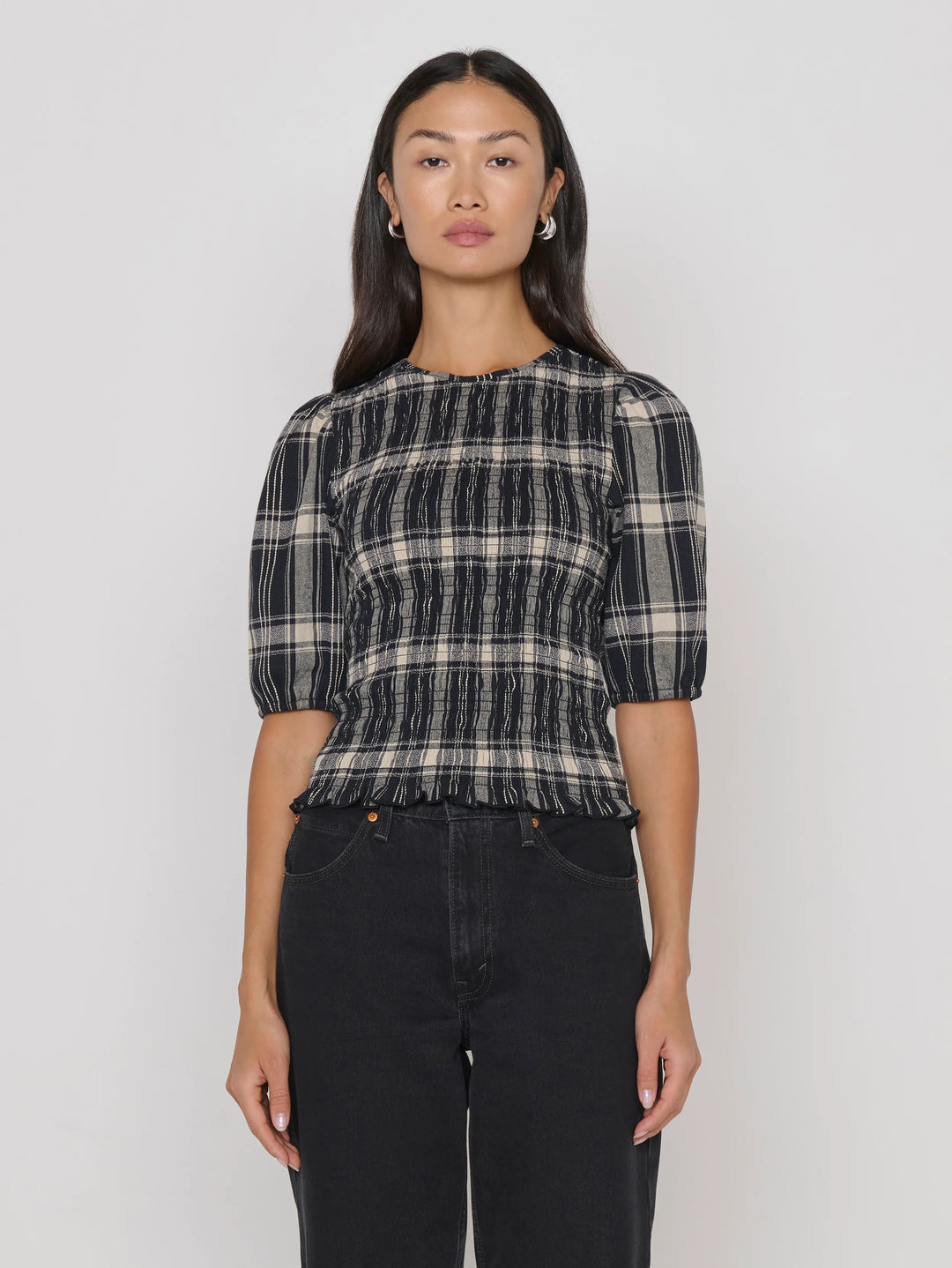 Nation Plaid Cheryl Top