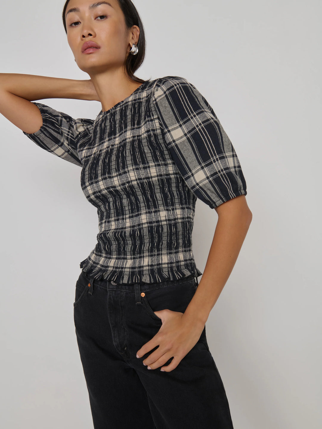 Nation Plaid Cheryl Top