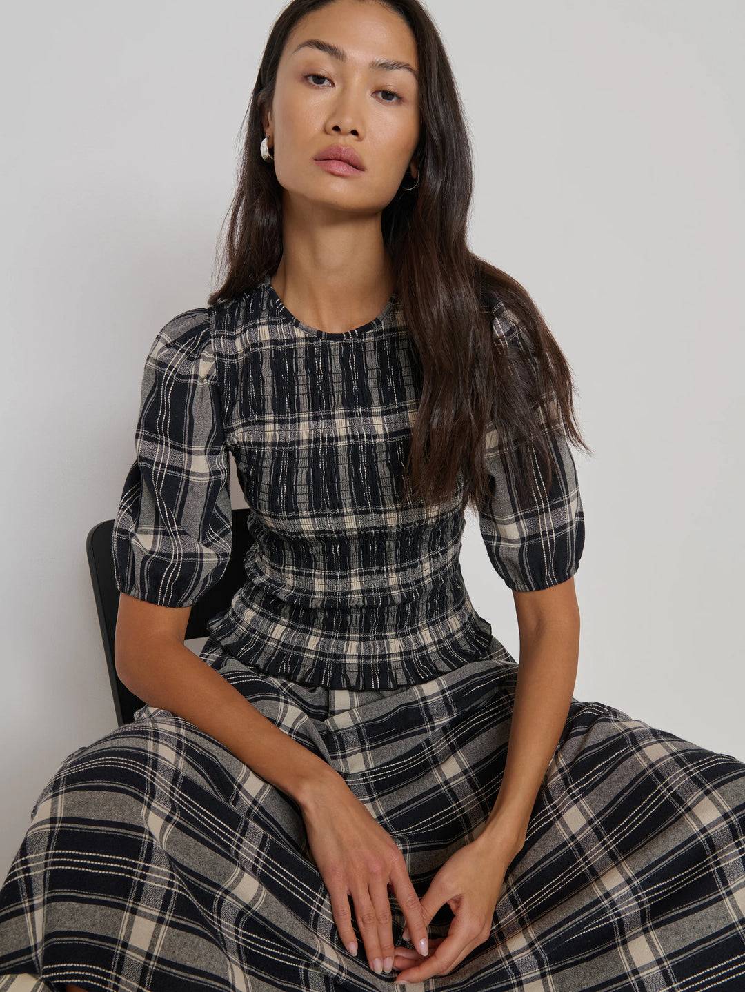 Nation Plaid Cheryl Top