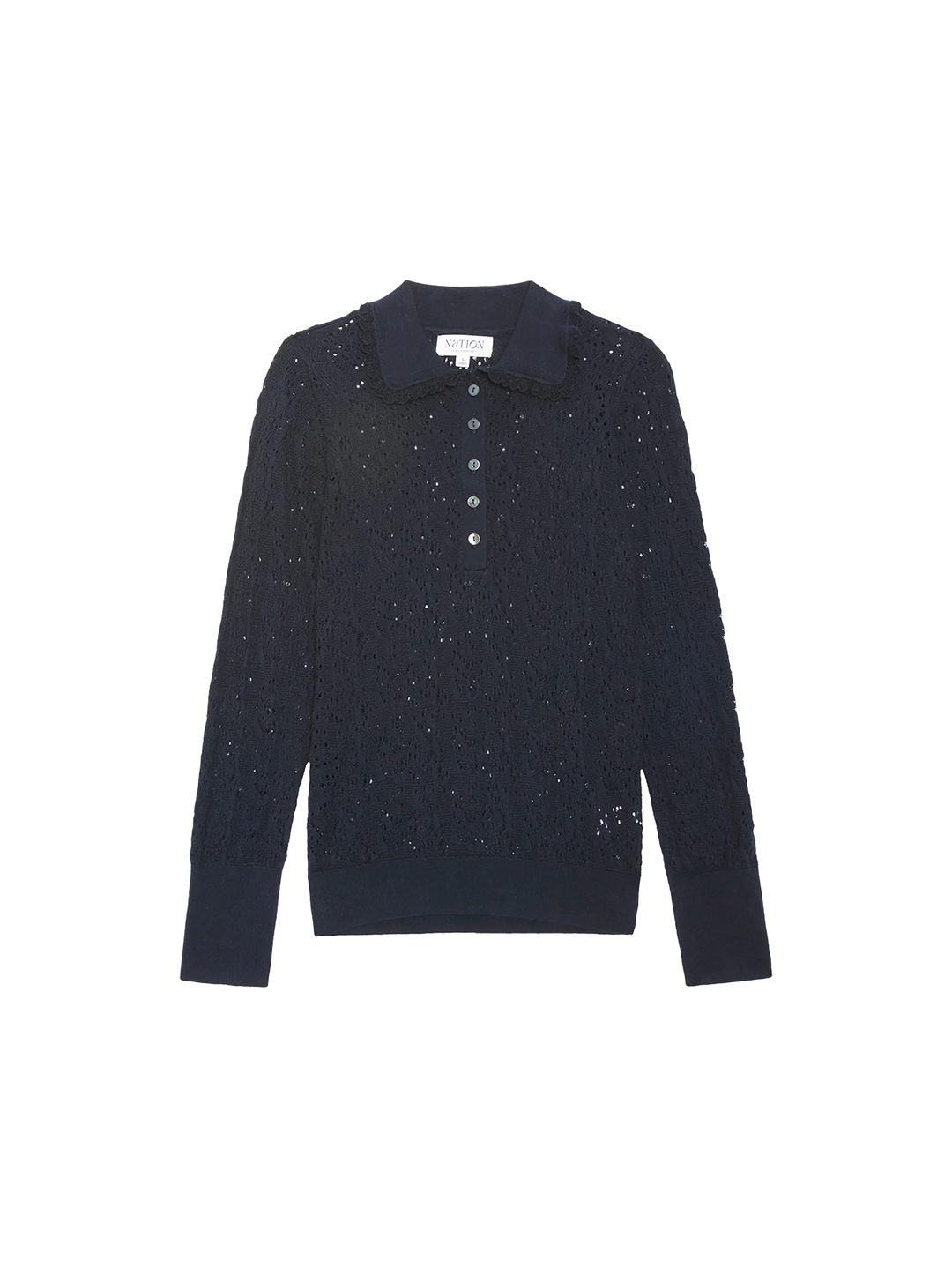 Nation Chloe Lace Sweater - Night Sky