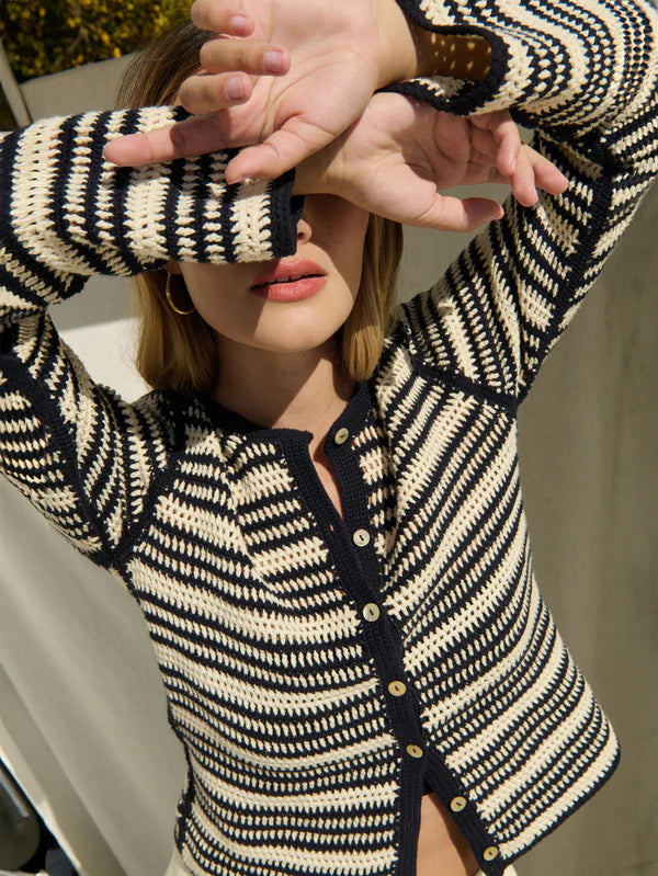 Nation LA Courtney Crochet Cardigan