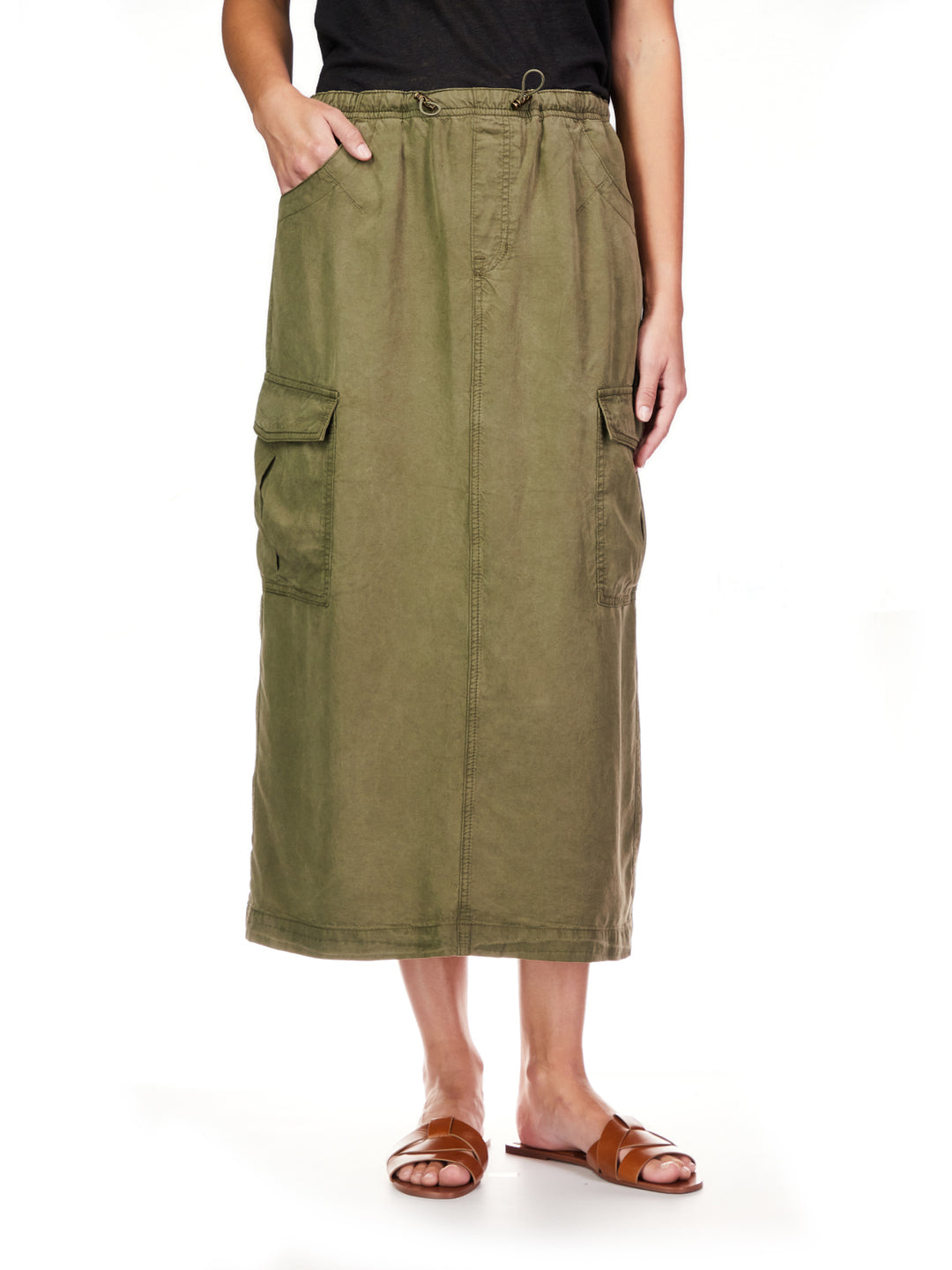 Sanctuary Parachute Skirt -Burnt Olive