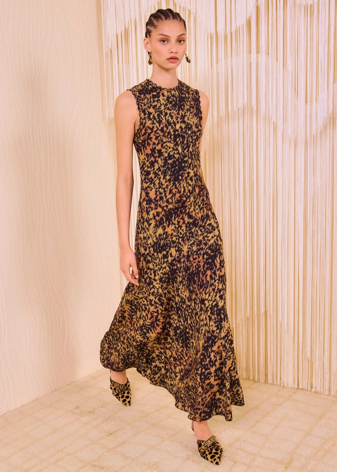 ulla johnson maxi dress Amari printed jersey maxi dress in multicoloured - Ulla Johnson