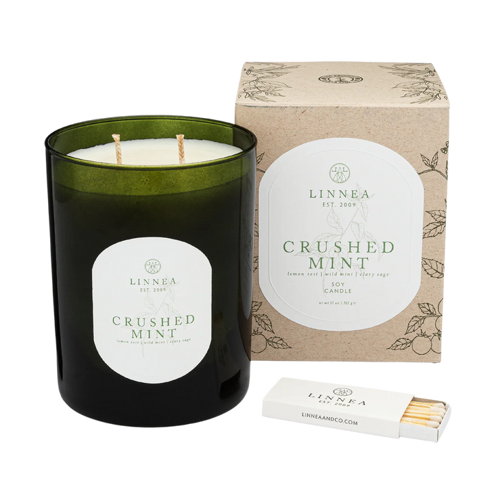 Linnea 2-wick Candle Crushed Mint