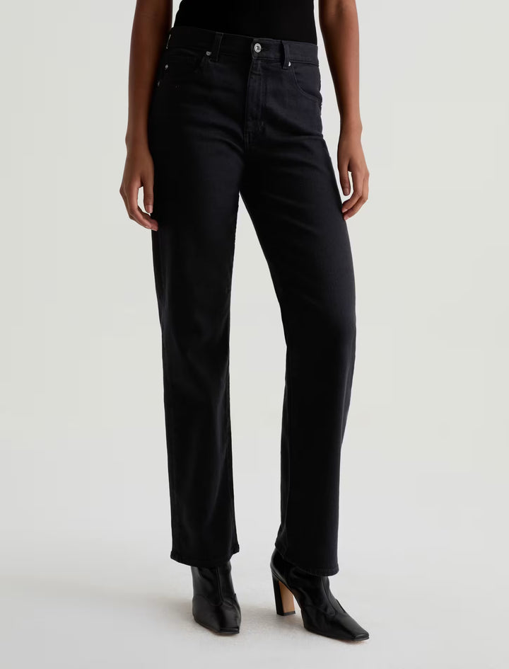AG Brinley Straight Jean - Super Black