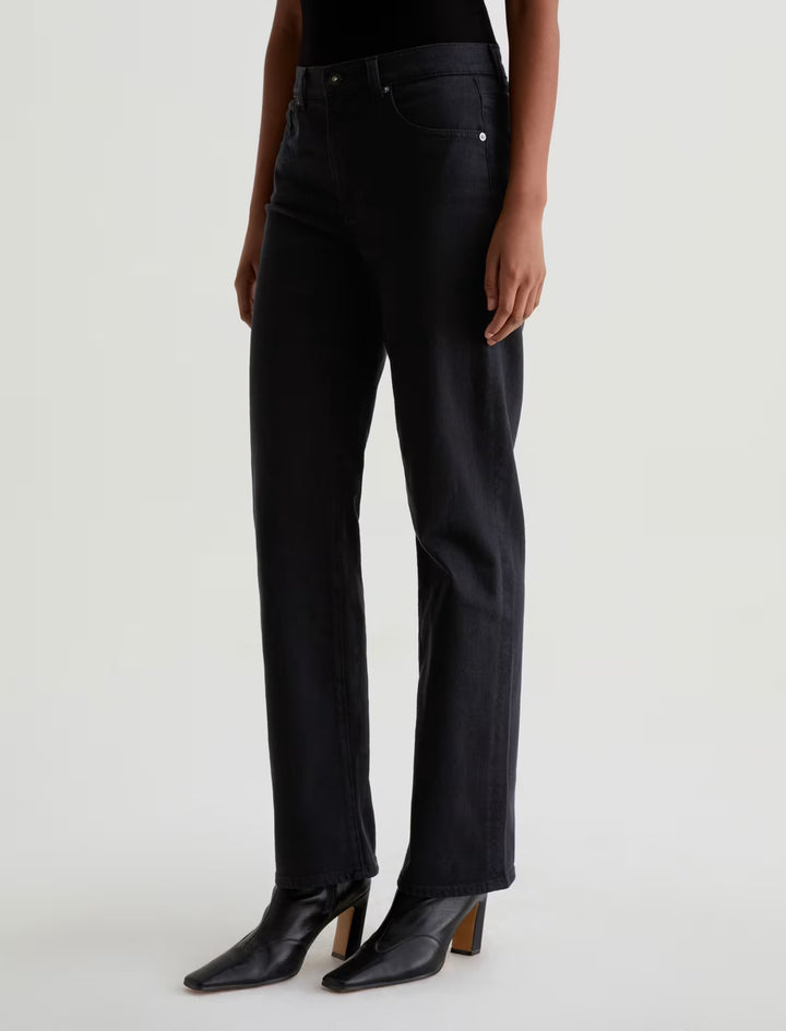AG Brinley Straight Jean - Super Black