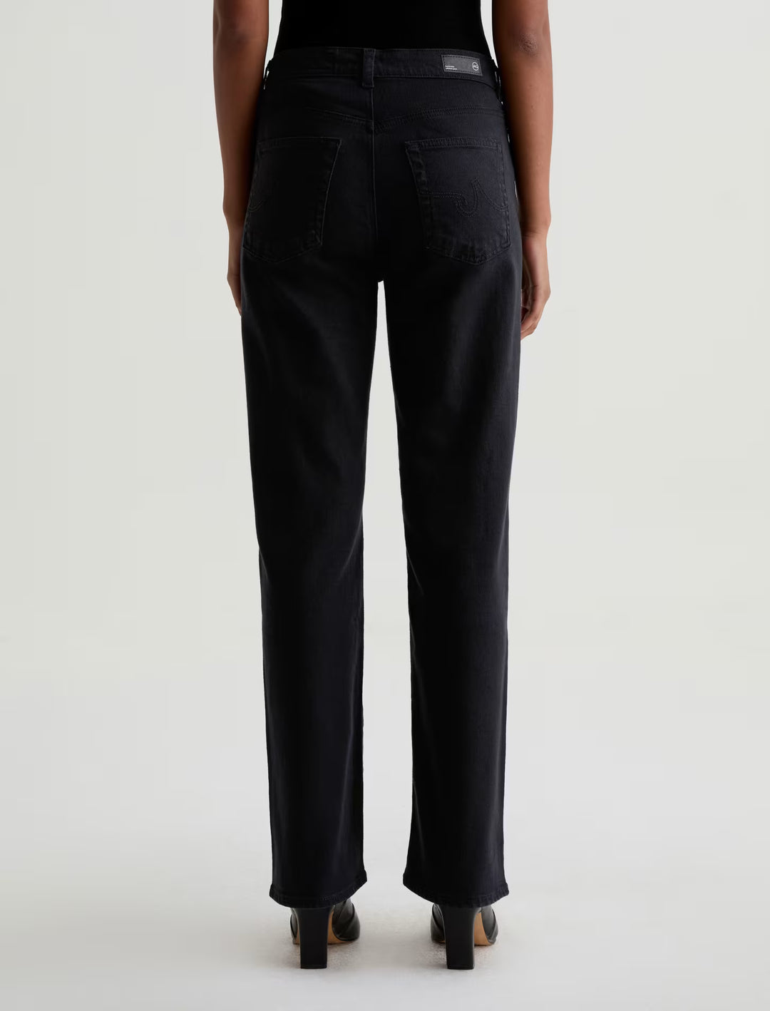 AG Brinley Straight Jean - Super Black