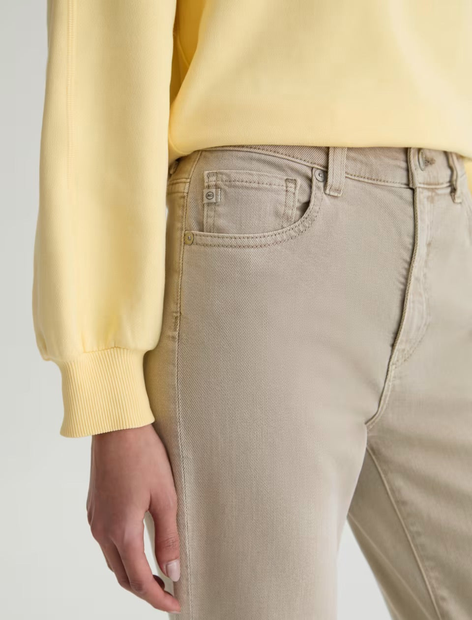 AG Jeans Brinley Sulfur Light Taupe