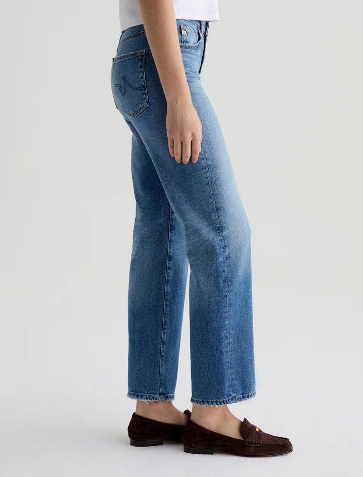 Ag Brinley Mid-Rise Straight Jeans - 16 Years Soaring