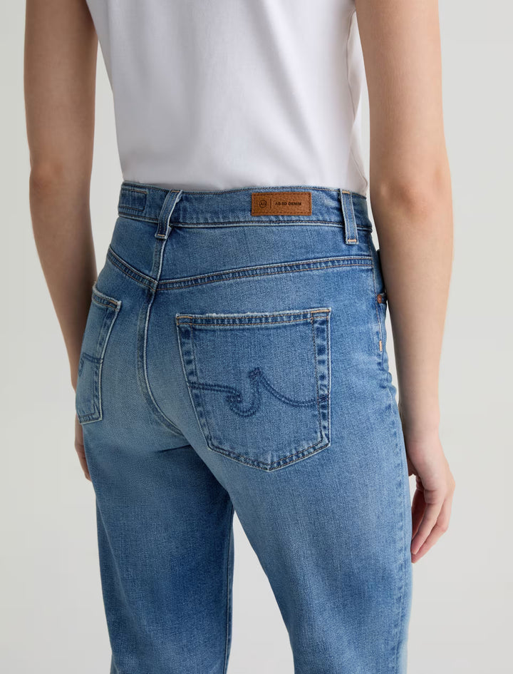 Ag Brinley Mid-Rise Straight Jeans - 16 Years Soaring