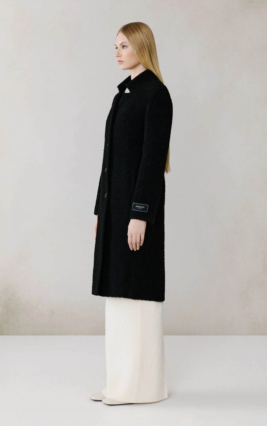 Soia & Kyo Diane Boucle Midi Coat