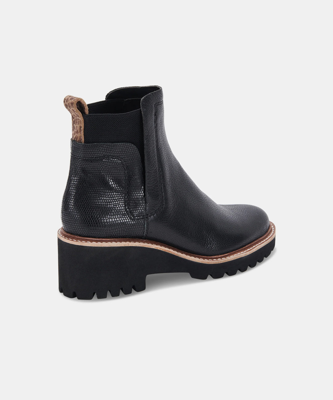 Dolce Vita Huey H2O Waterproof Boots- Black Leather