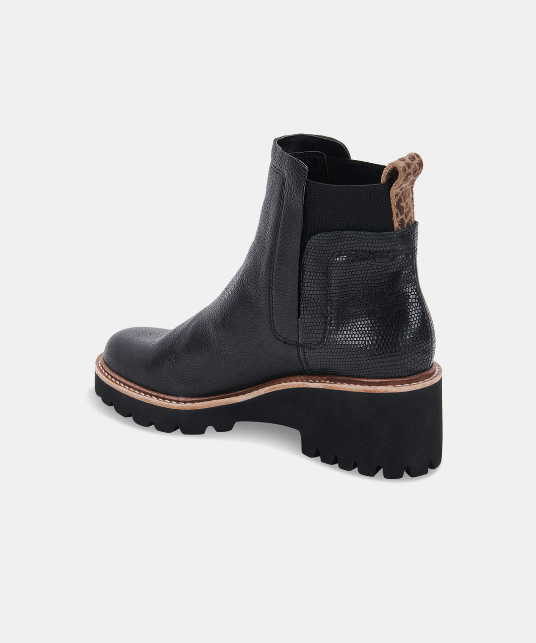 Dolce Vita Huey H2O Waterproof Boots- Black Leather