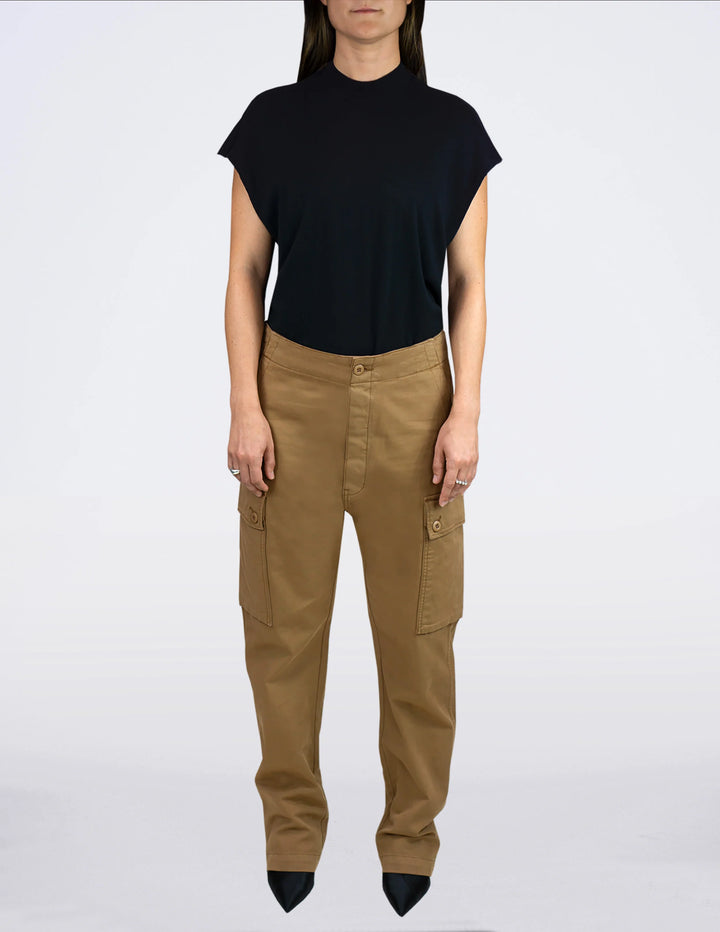 Sundry DSTLD Women's Cargo Pant in Ermine