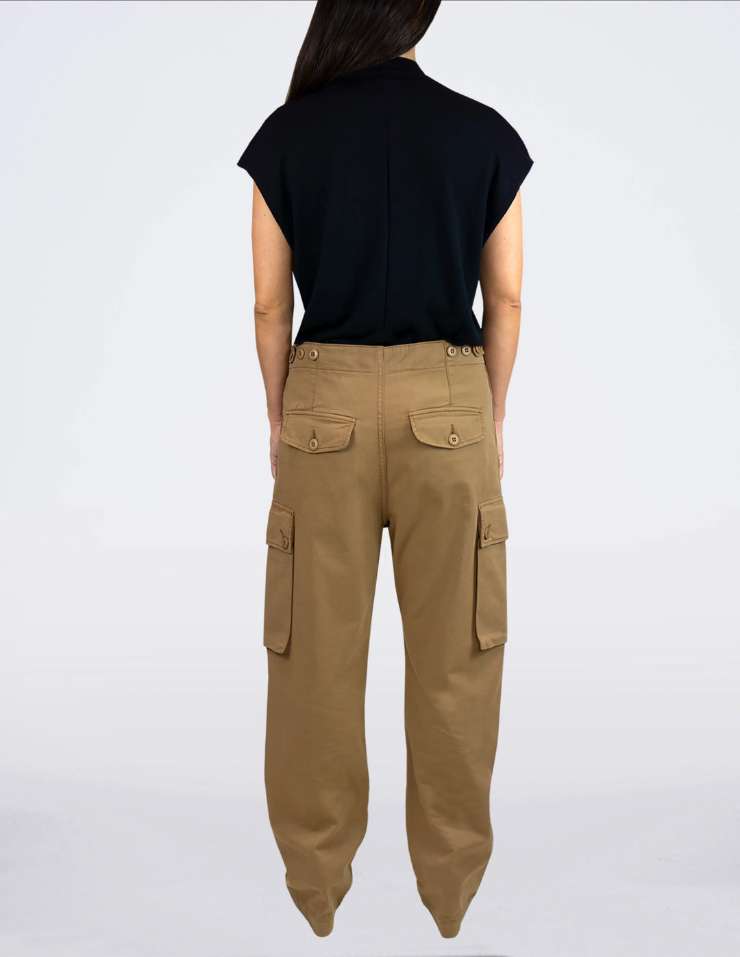 Sundry DSTLD Women's Cargo Pant in Ermine