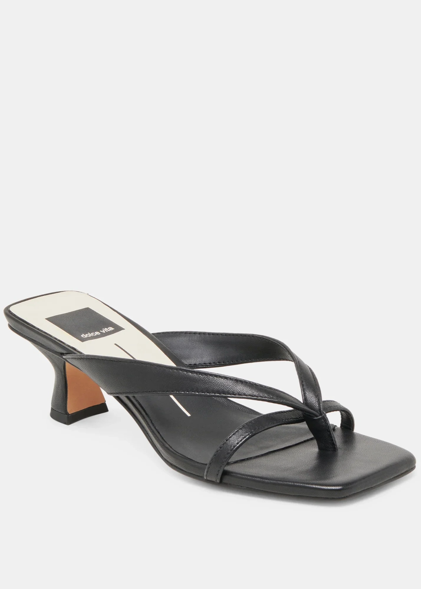 SALE！DOLCE VITA♪ロゼットが素敵★Linzyヒールサンダル フレックスヒールレザーサンダル/40代50代からのレディース
