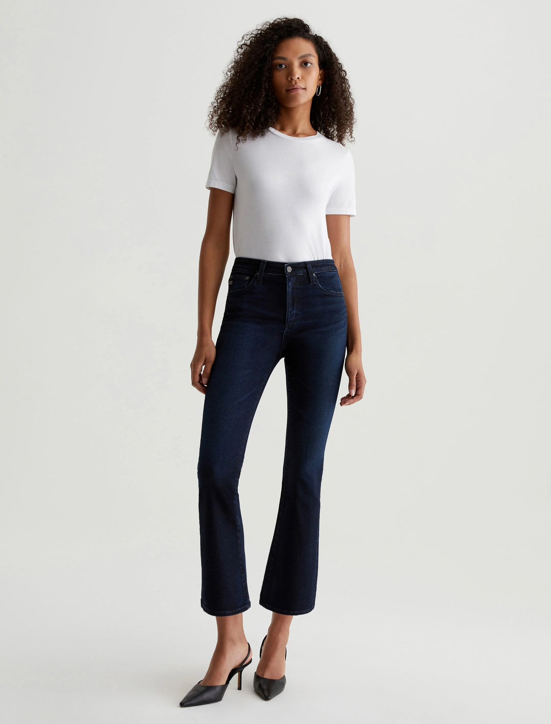 AG Adriano Goldschmied Women's Farrah High Rise Bootcut Jeans - Flattering Slim Thigh To Flare Fit