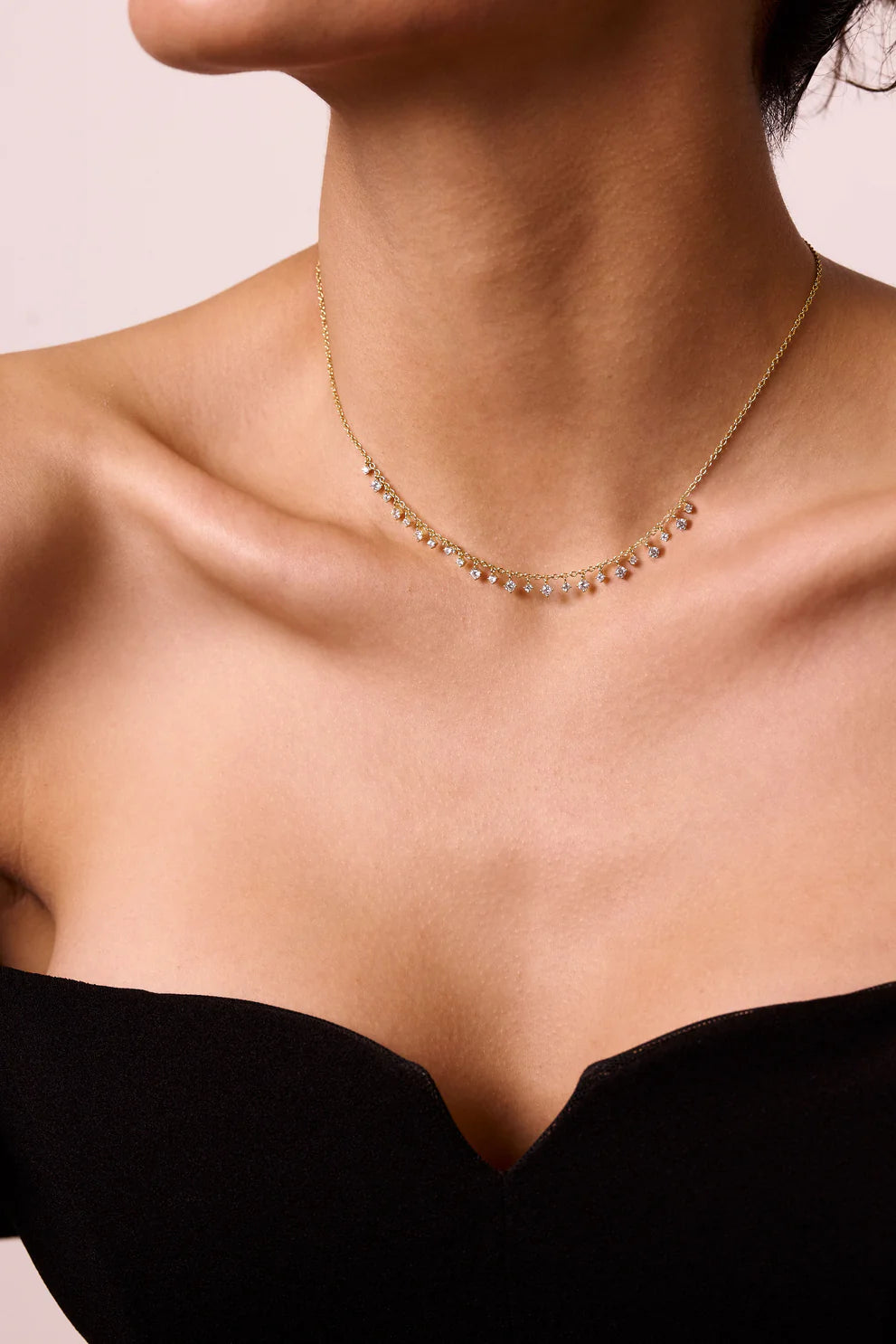 Electric Picks Jolie Necklace Silver