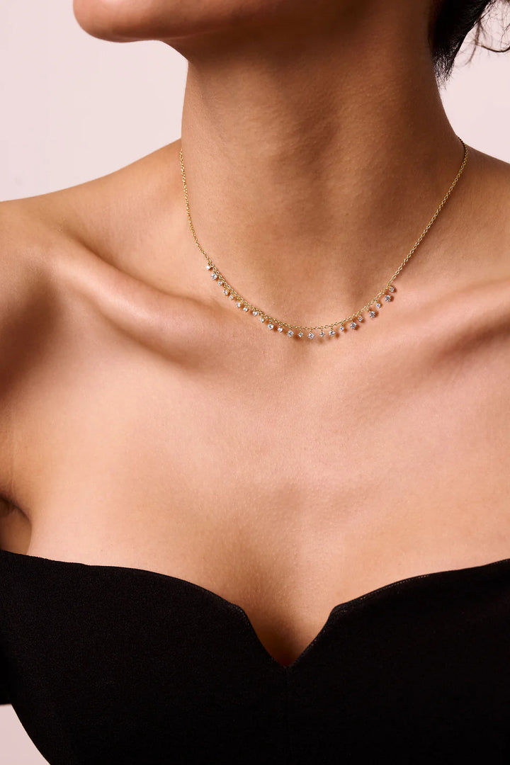 Electric Picks Jolie Necklace Silver