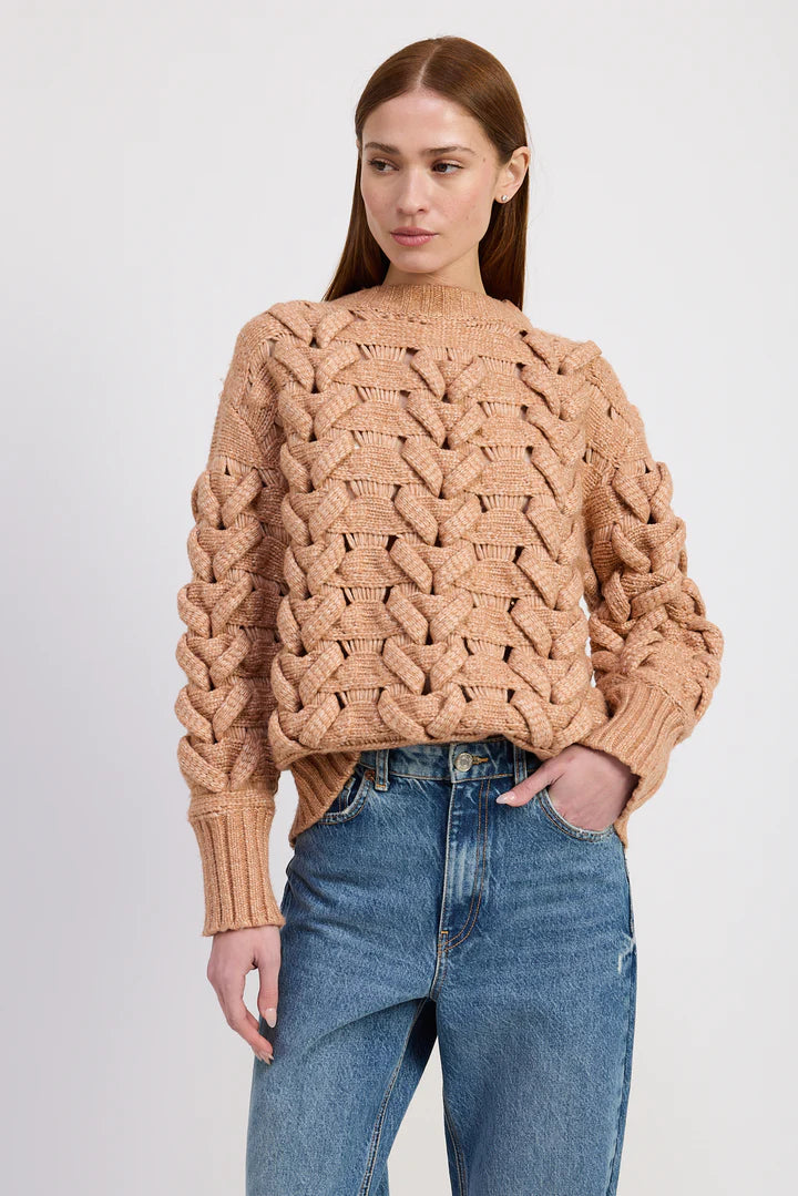 En Saison Elizabeth Cable Sweater