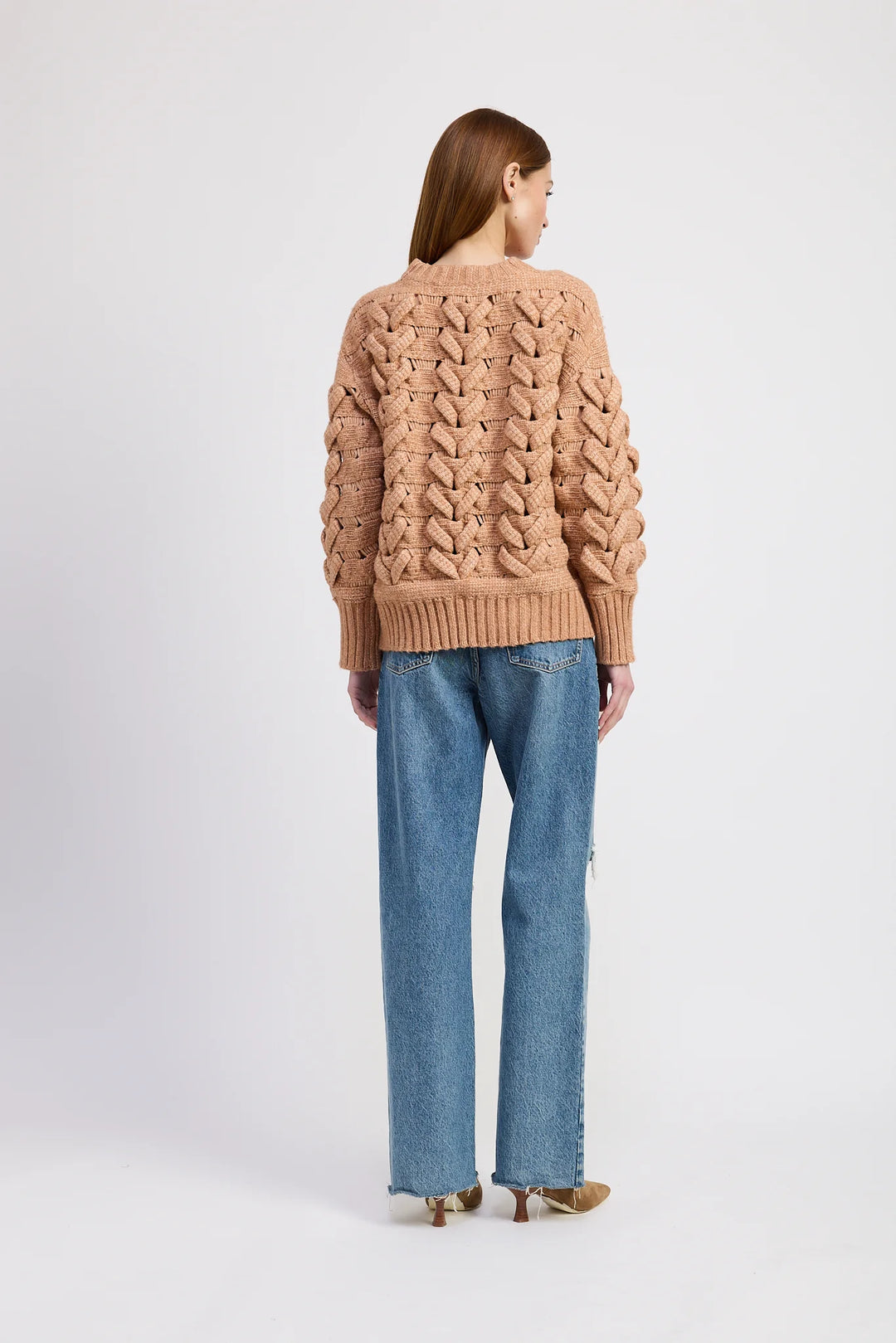 En Saison Elizabeth Cable Sweater