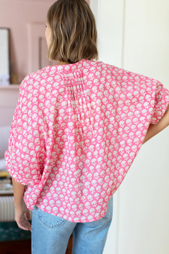 Emerson Fry Mandarin Collar Top