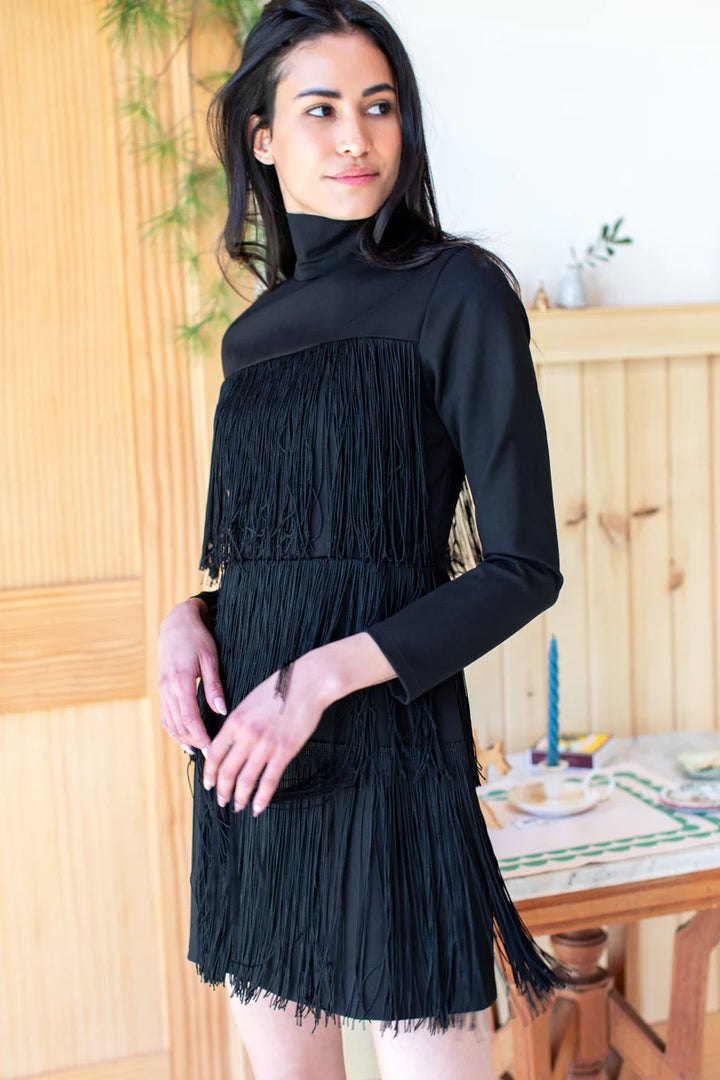 Emerson Fry Short Fringe Dress