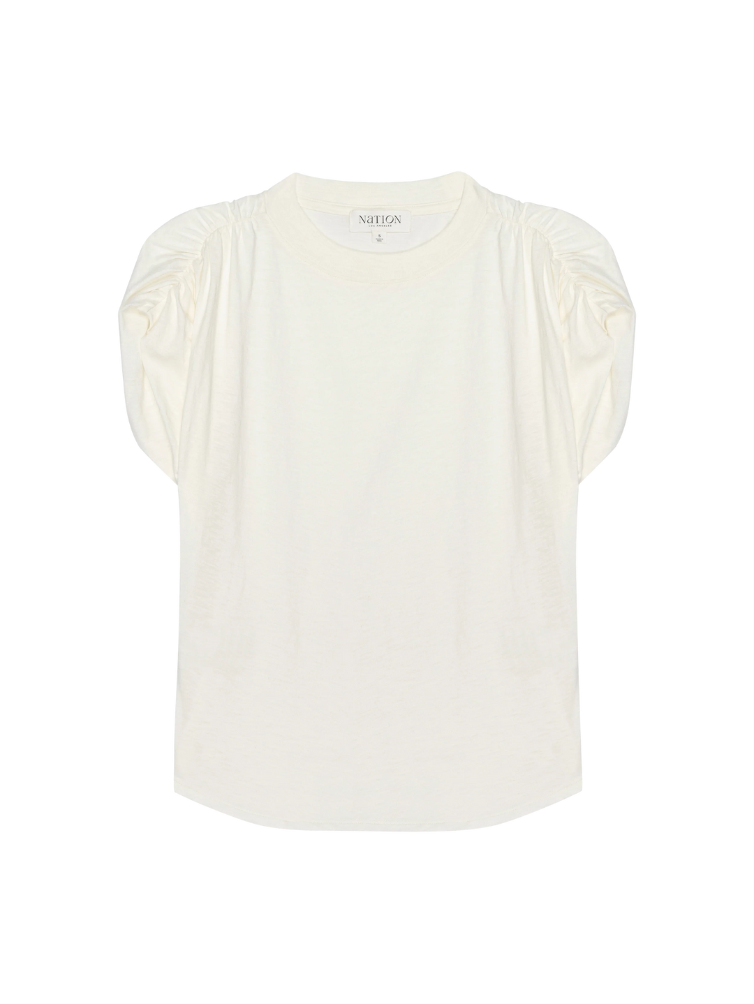 Nation Frankie Muscle Tee Porcelain