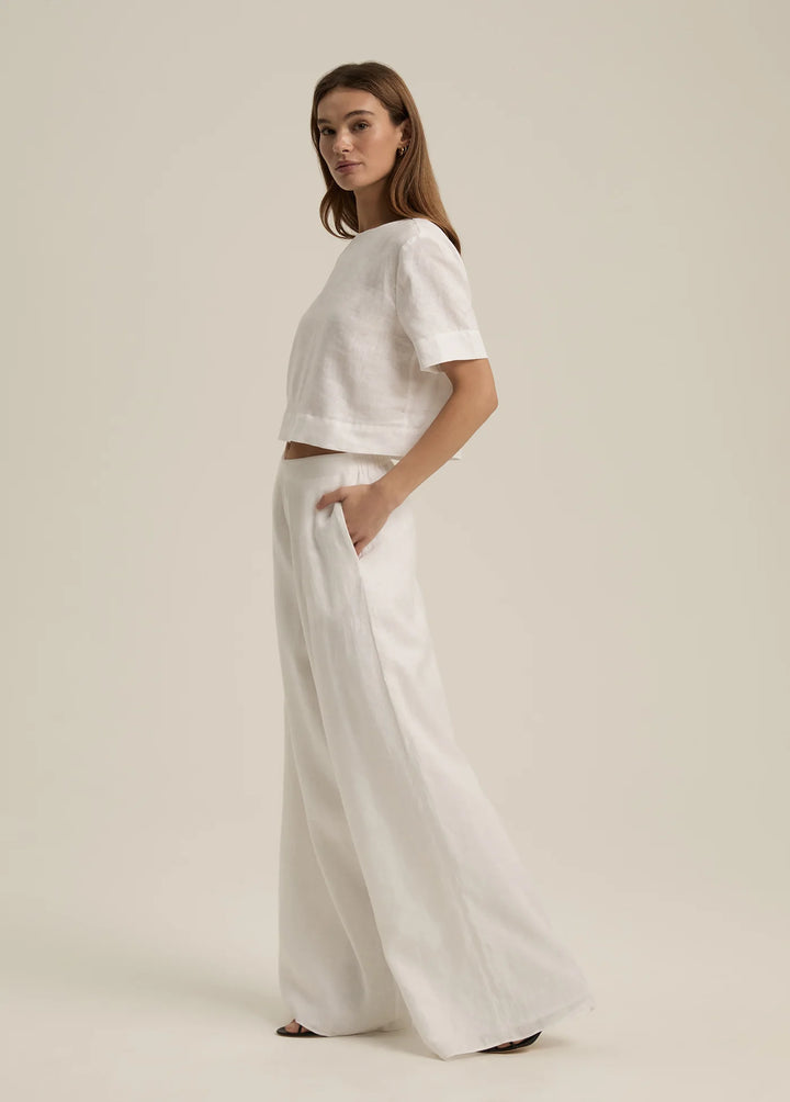 Favorite Daughter Wide Leg Linen Pant