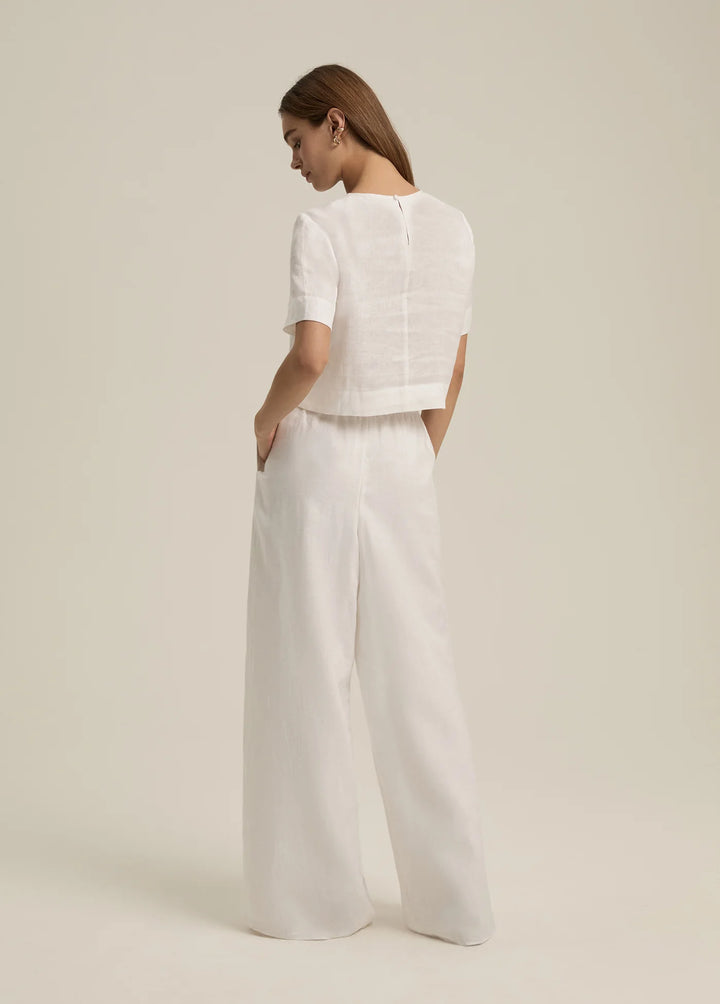 Favorite Daughter Wide Leg Linen Pant