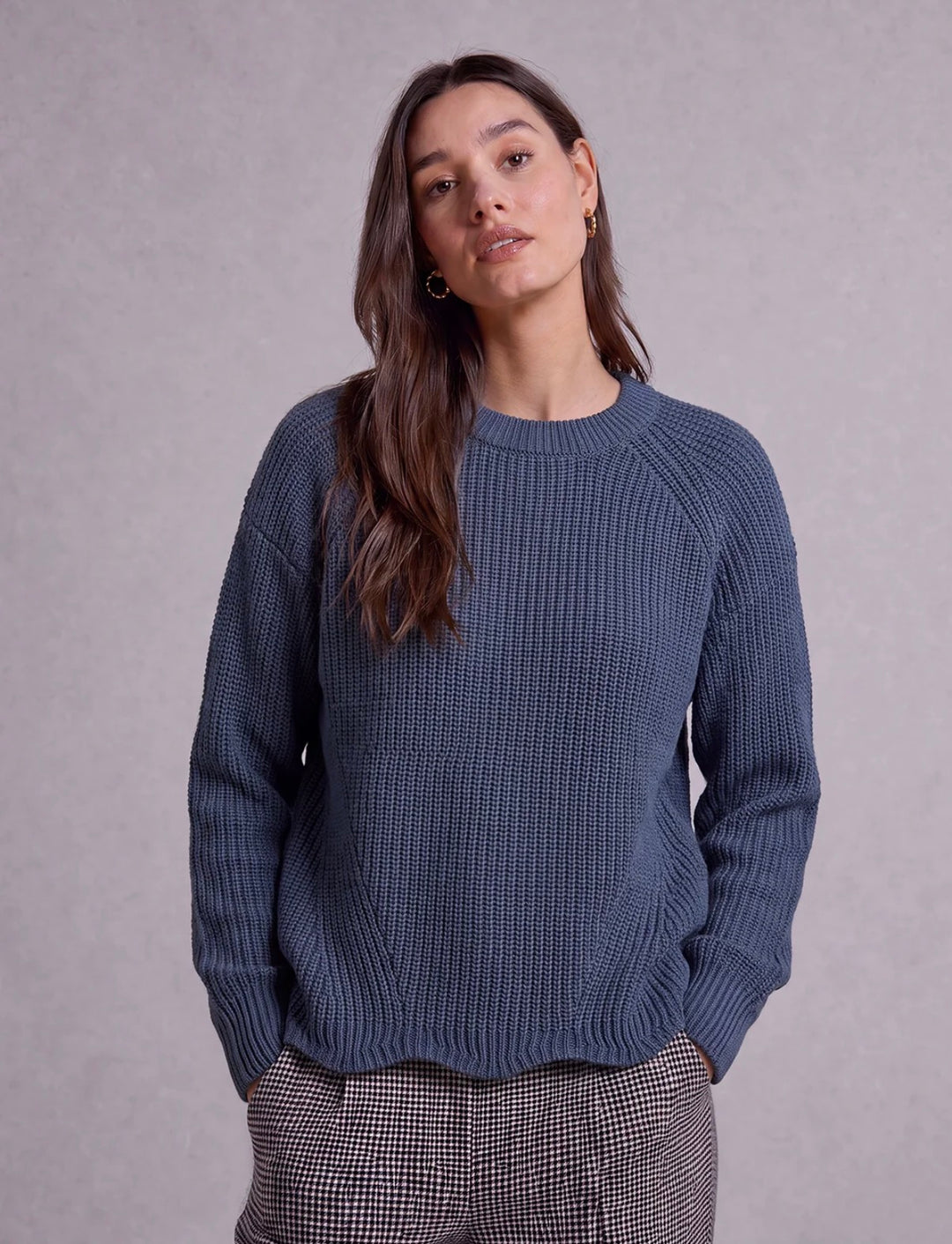 Autumn Cashmere Scallop Shaker Sweater