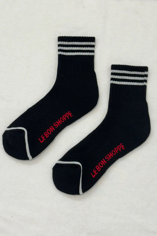 Le Bon Shoppe Girlfriend Socks - Black