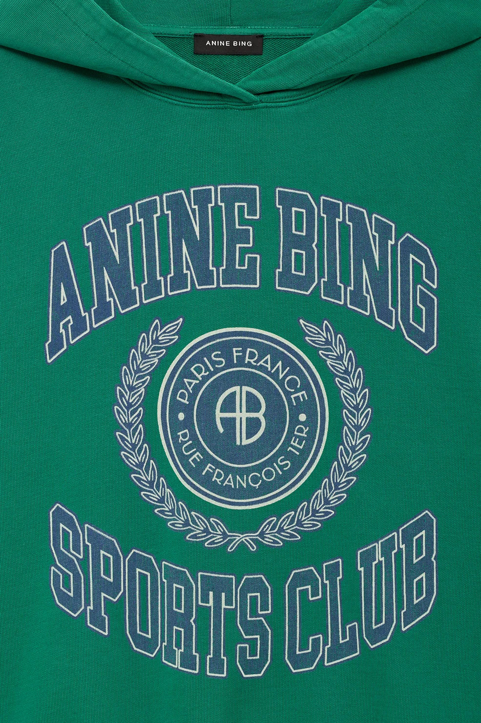 Anine Bing Harvey Sweatshirt Hoodie -Green