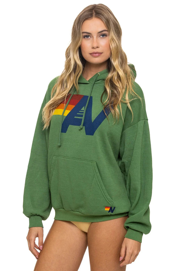 Aviator Nation Logo Pullover Hoodie Relaxed - Palm