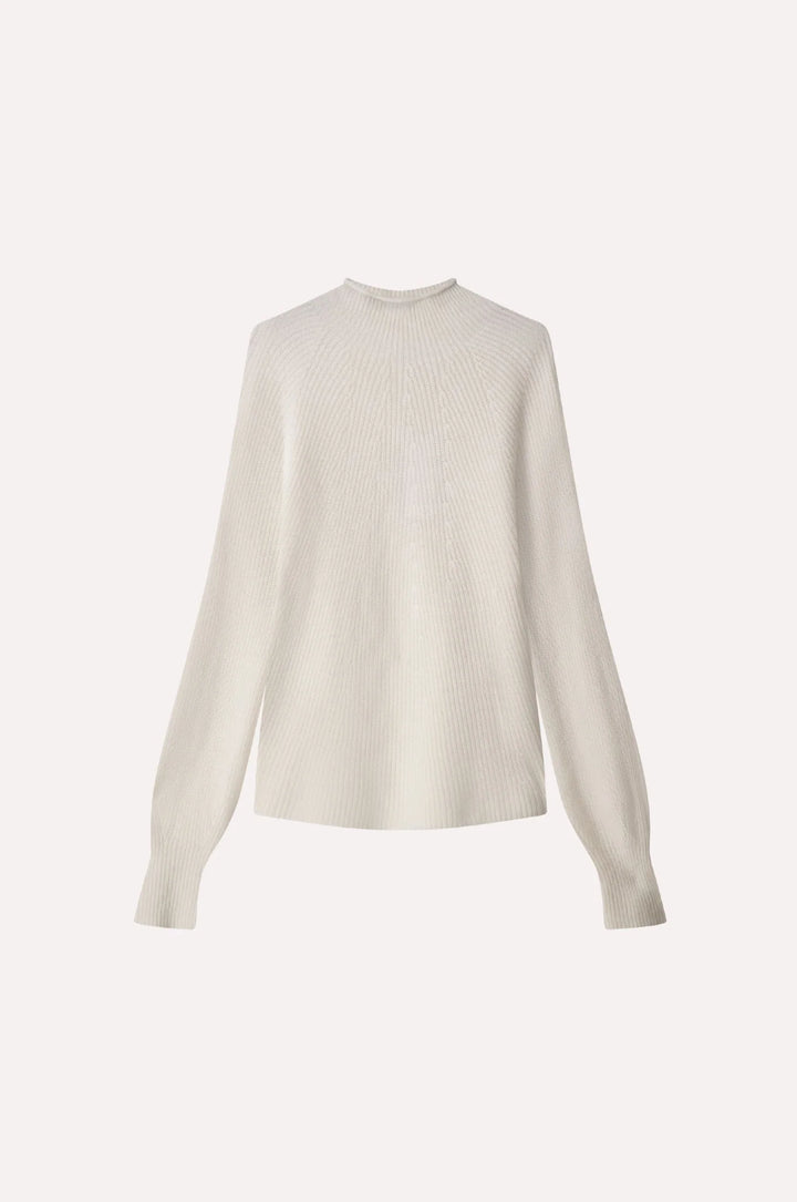 Minnie Rose Luxe Cashmere Seamless Mock Neck