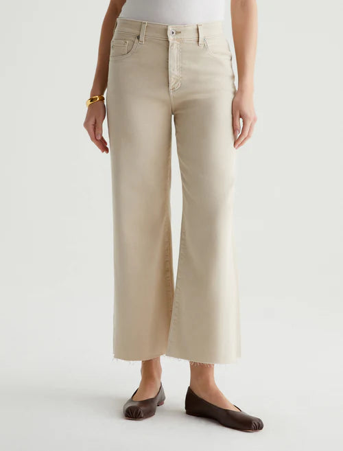 AG Saige Wide Leg Crop - Sulfur Desert Rock