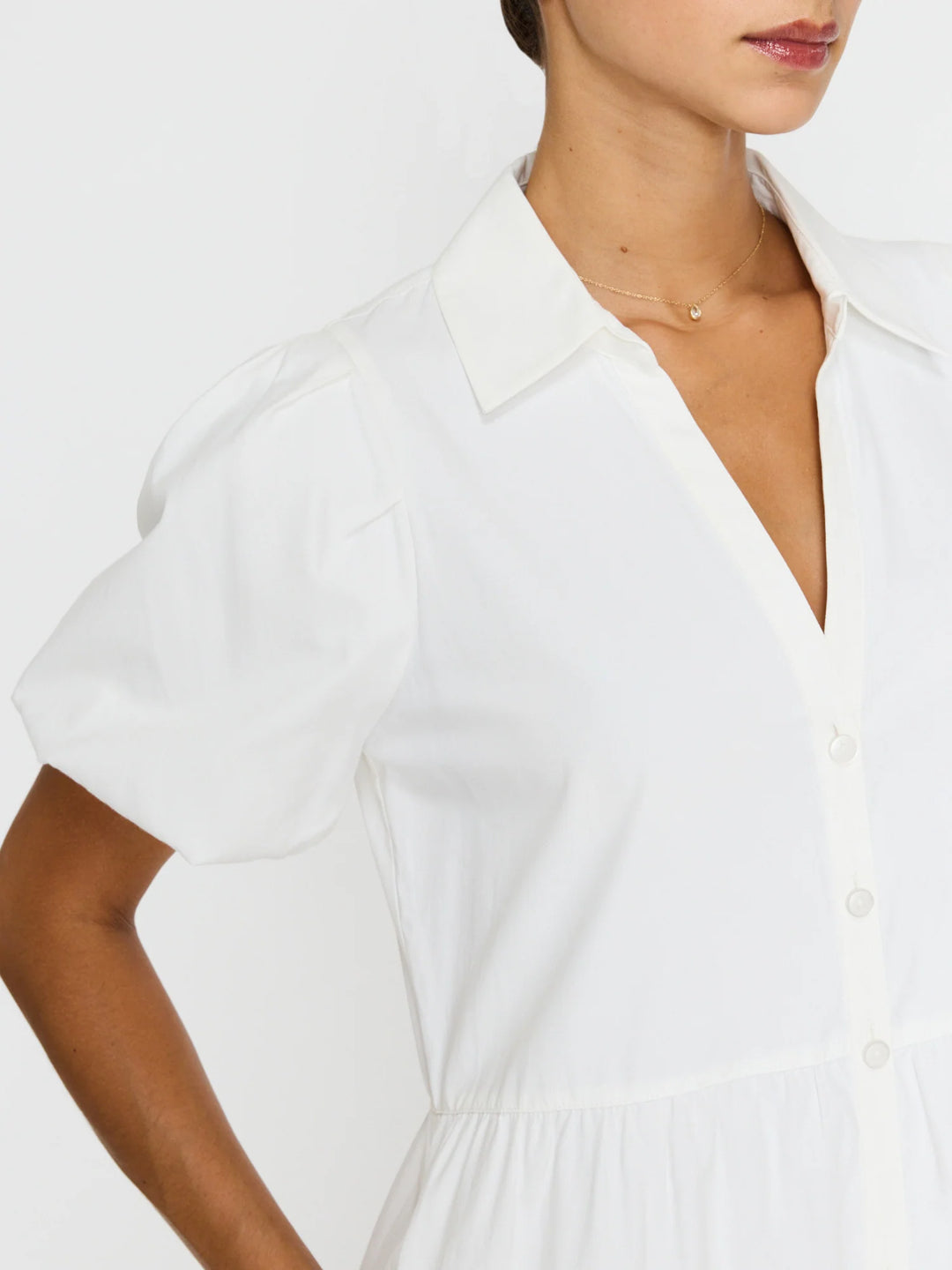 Brochu Walker Havana Mini Dress Ivory