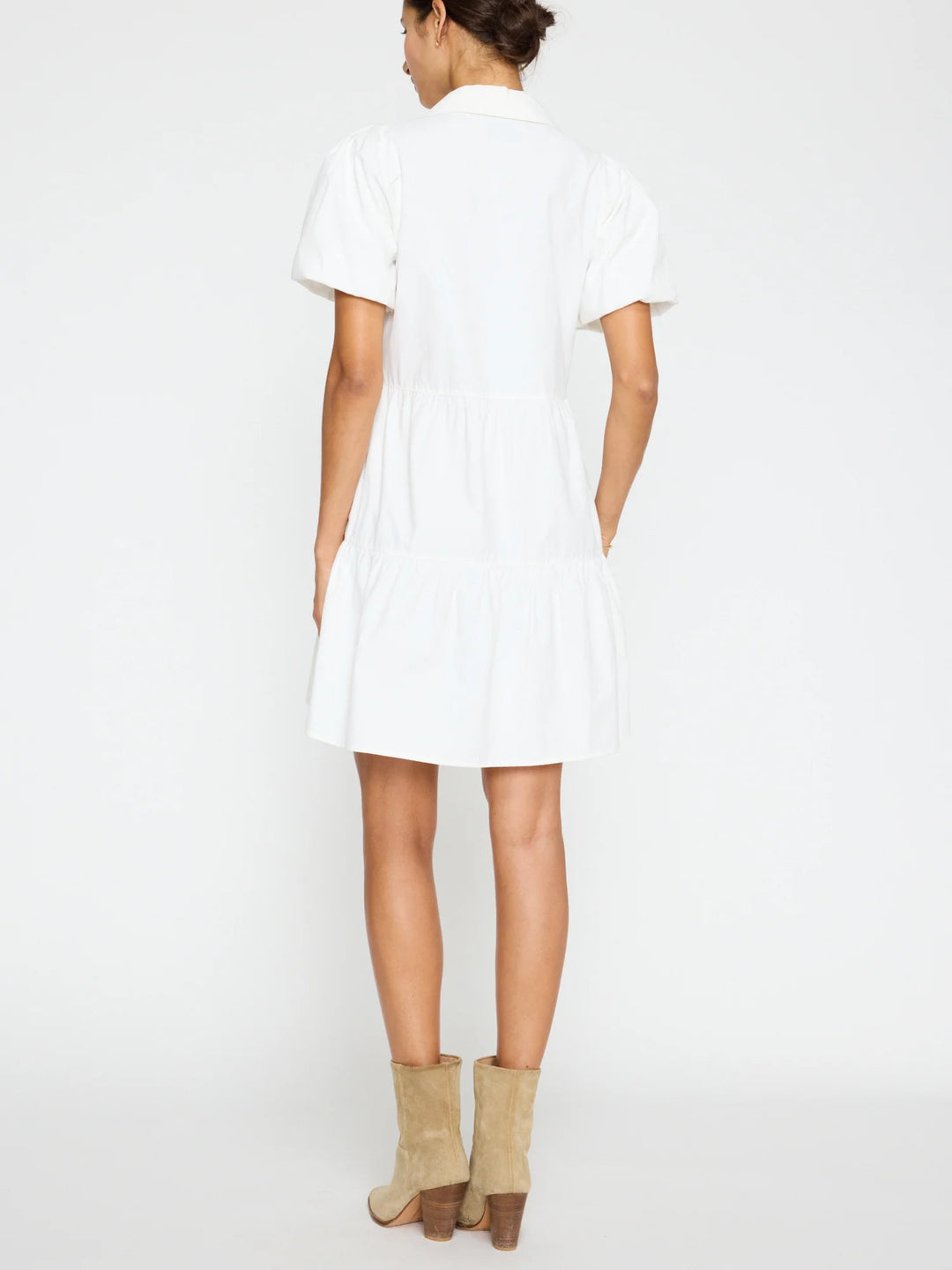 Brochu Walker Havana Mini Dress Ivory