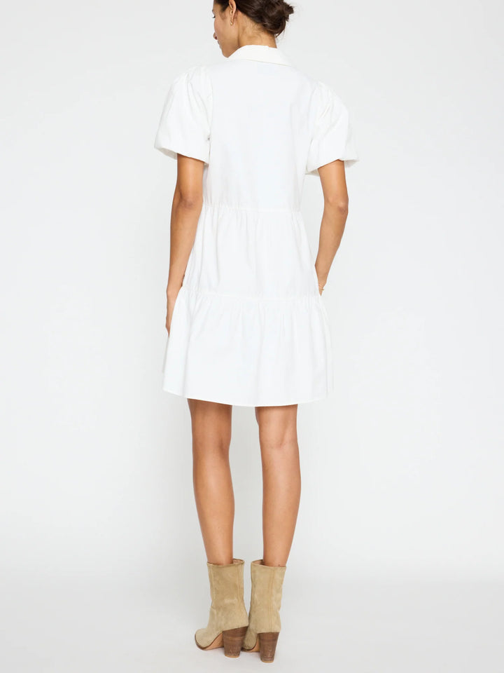 Brochu Walker Havana Mini Dress Ivory
