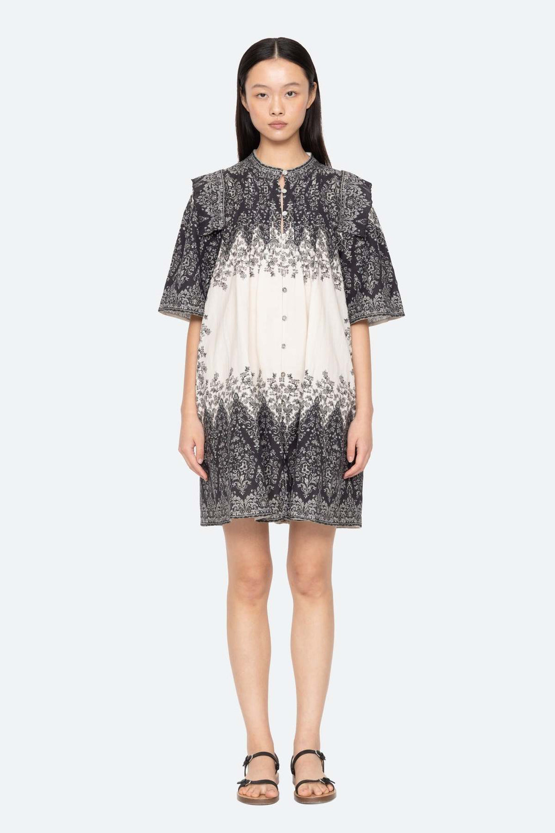 Sea NY Hedra Print Mini Dress