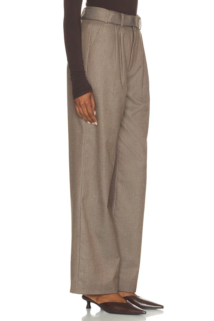 Elodie Hollis Belted Pleated Pants