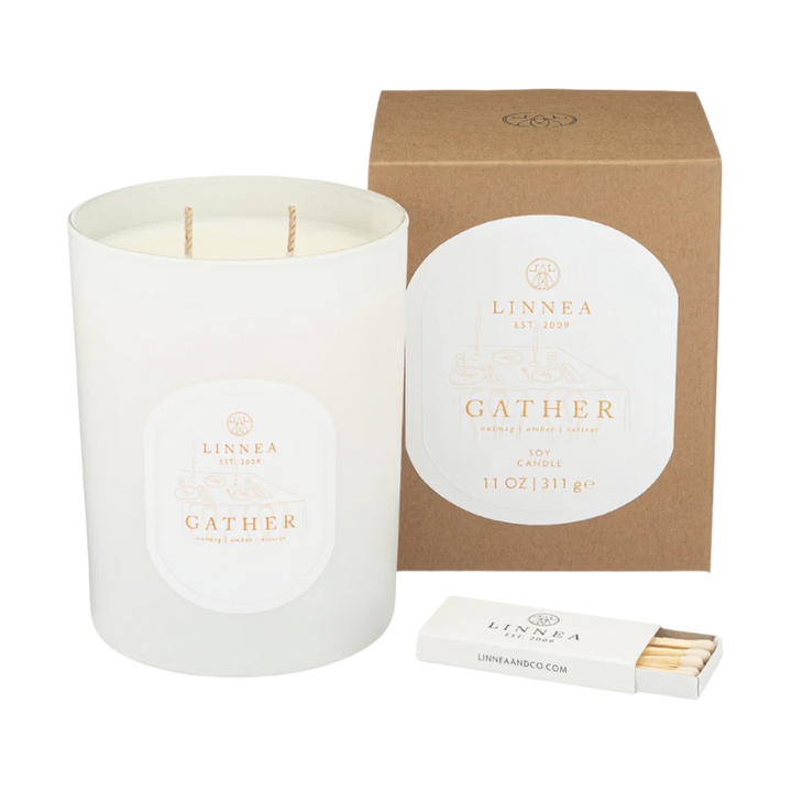 Linnea 2 Wick Candle - Gather