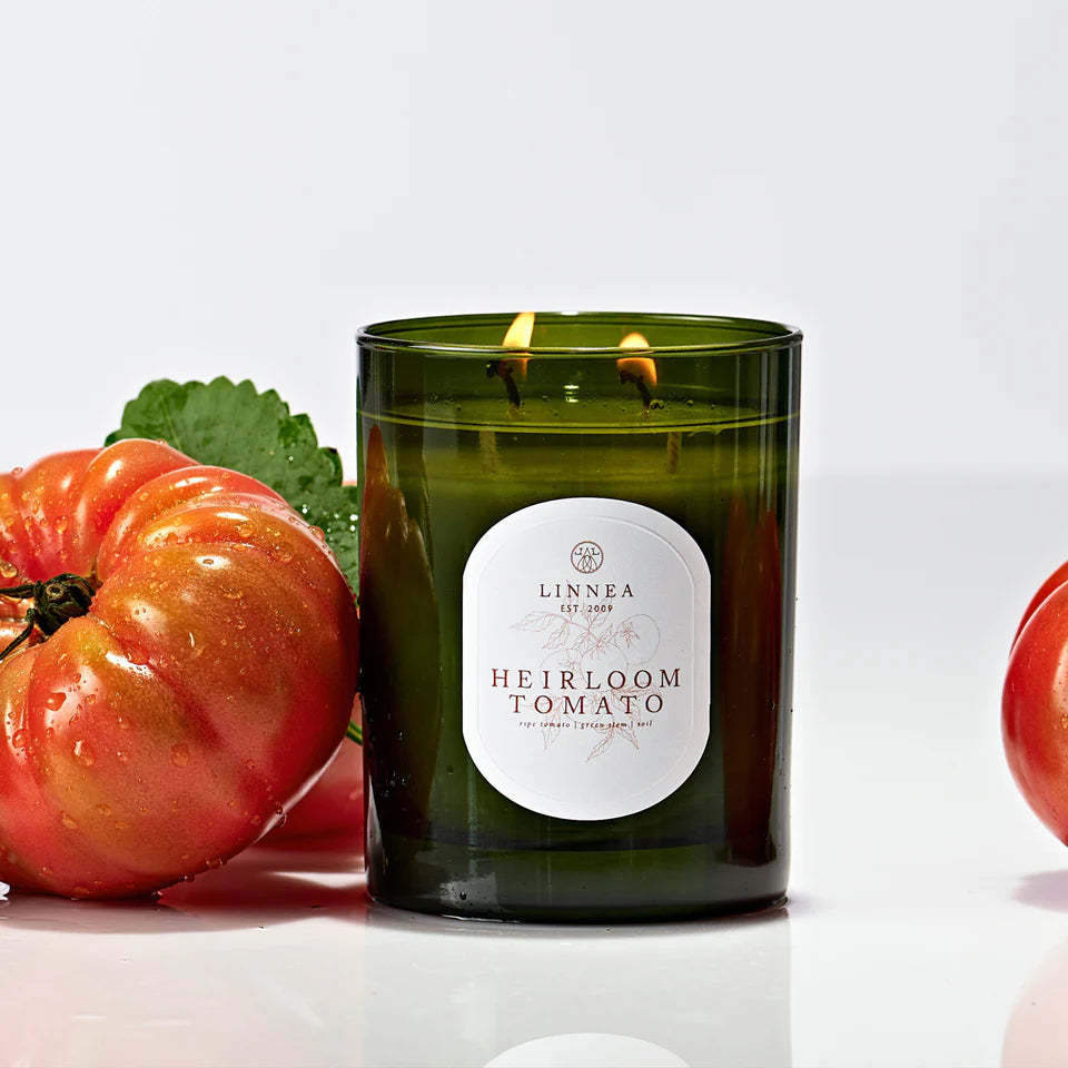 Linnea  2-wick Candle - Heirloom Tomato Vine
