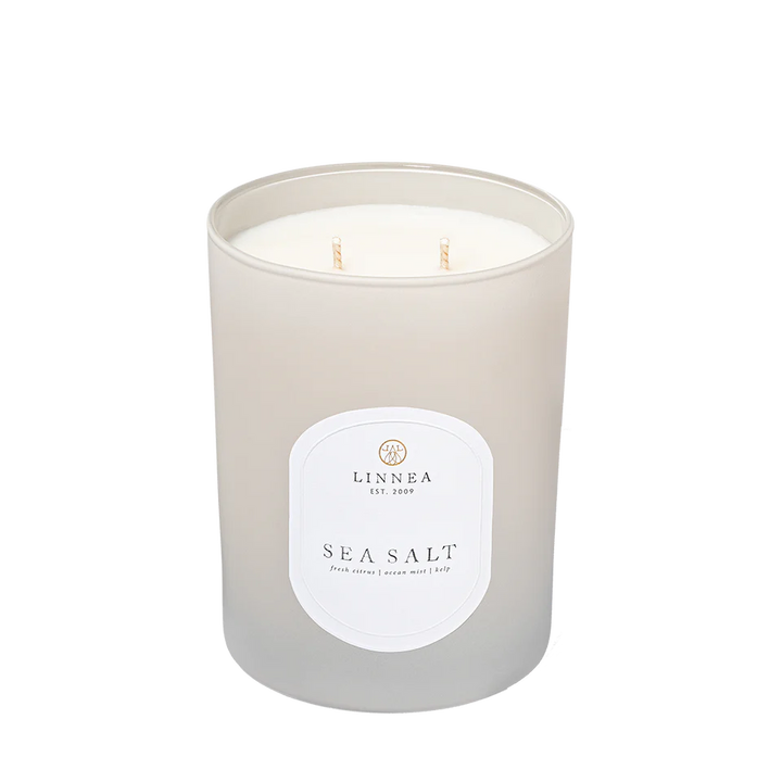 Linnea 2-wick Candle - Sea Salt