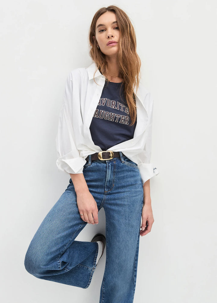 Favorite Daughter The Collegiate Cropped Tee