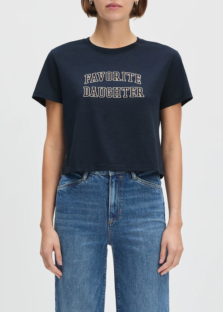 Favorite Daughter The Collegiate Cropped Tee