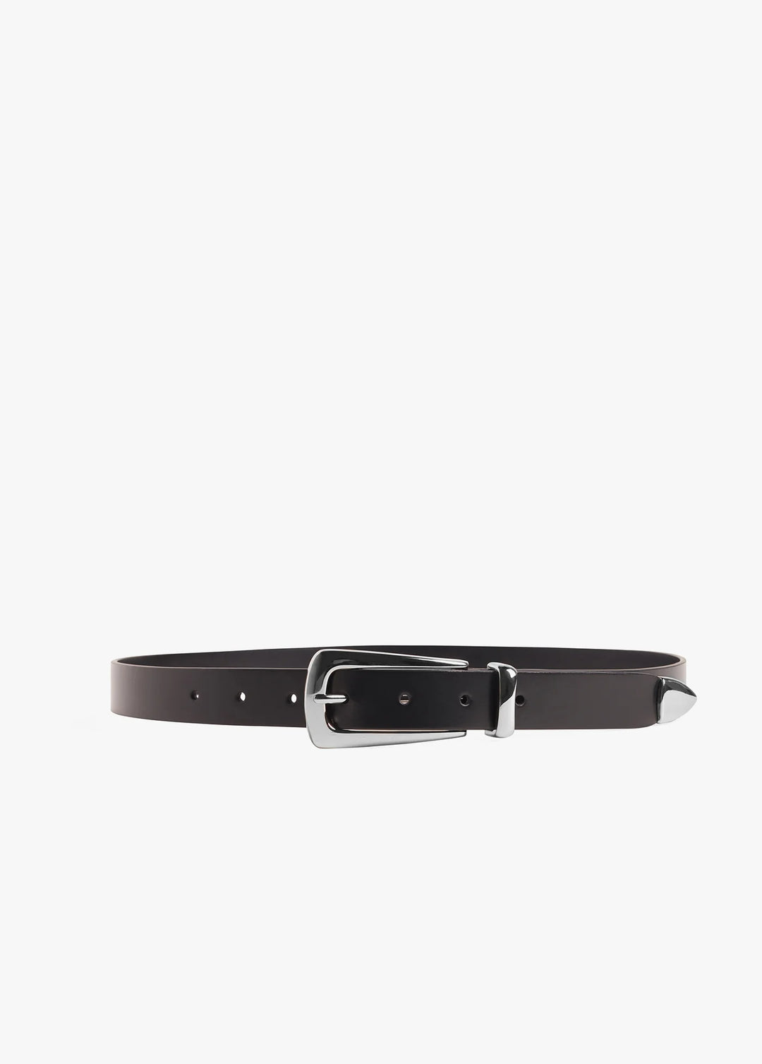 Favorite daughter statement belt - black/nickel
